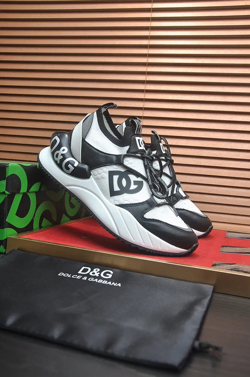 Men's shoes 💰480💶[D&G] High-end quality Product trademark: DG "Dolce & Gabbana*" low-top sneakers Product material: imported ^_^ cowhide upper, cotton silk lining, original outsole Regular size: 38-45 (45 customized)